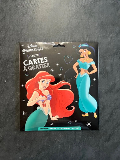 Cartes à gratter - princesses Disney