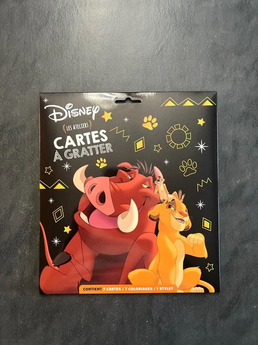 Cartes à gratter - Disney