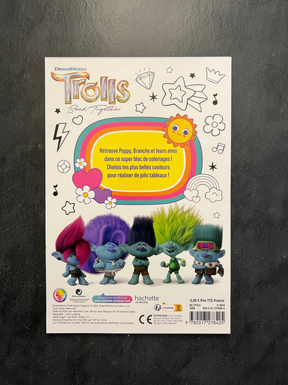 Bloc de coloriages - Trolls