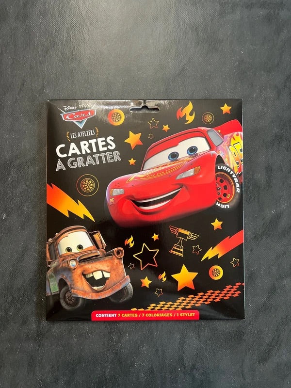 Cartes à gratter - cars