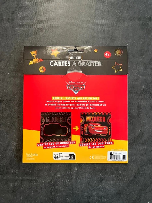 Cartes à gratter - cars