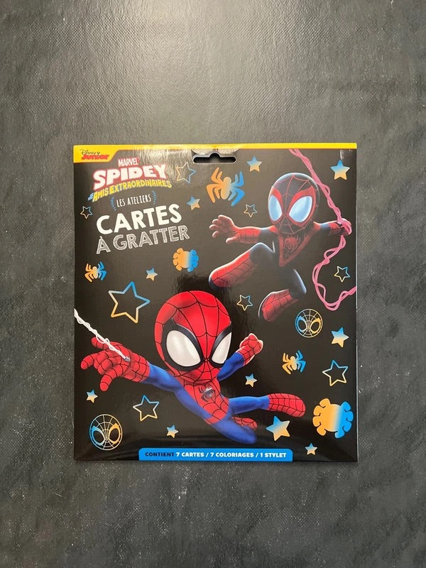 Cartes à gratter - Spiderman