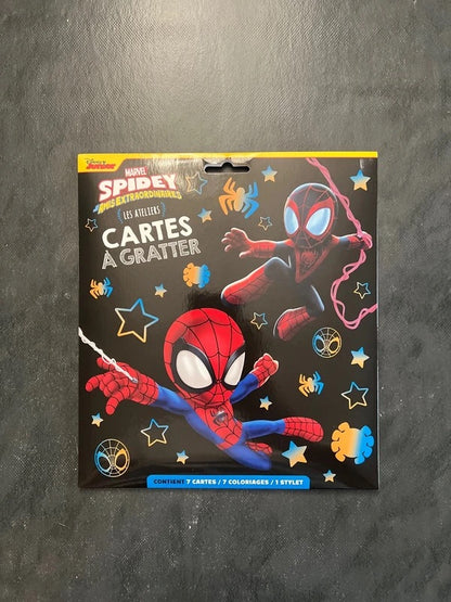 Cartes à gratter - Spiderman