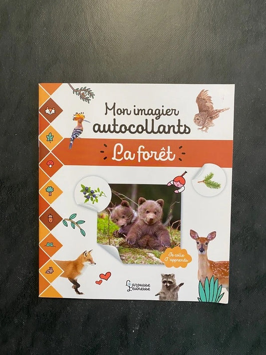 Mon imagier autocollants - La forêt