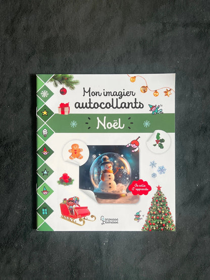 Mon imagier autocollants - Noël