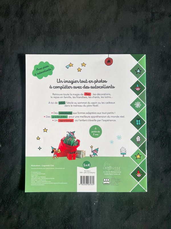 Mon imagier autocollants - Noël