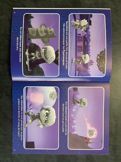 Livre d'autocollants - pyjamasques