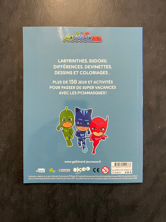 Livre d'activités - pyjamasques