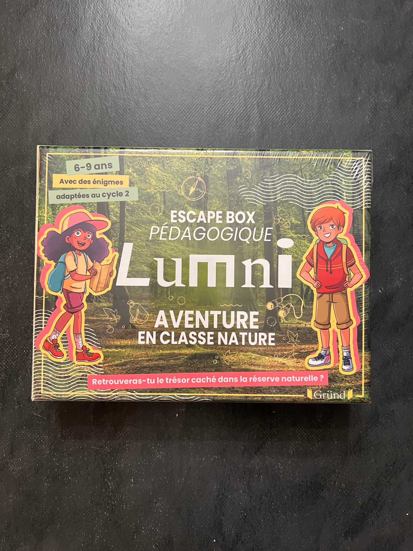 Escape box pédagogique - Lumni aventure en classe nature