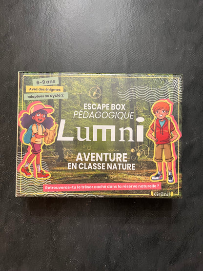 Escape box pédagogique - Lumni aventure en classe nature