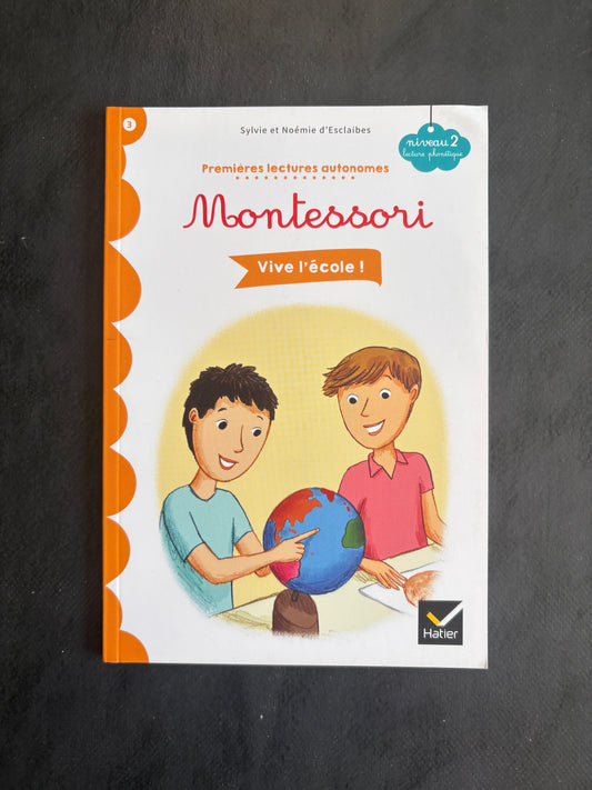 Premières lectures montessori - vive l'école !