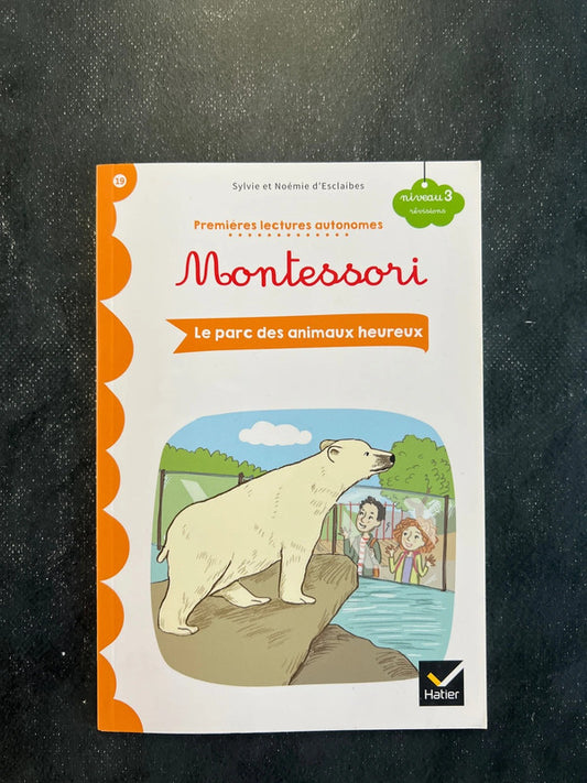 Premières lectures autonomes montessori - le parc des animaux heureux