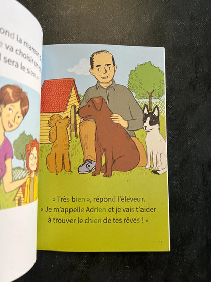 Première lectures autonomes Montessori - mia adopte un chien