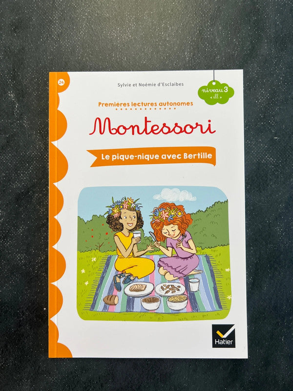 Premières lectures autonomes montessori - le pique-nique avec Bertille