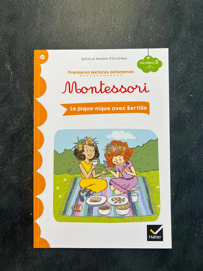 Premières lectures autonomes montessori - le pique-nique avec Bertille