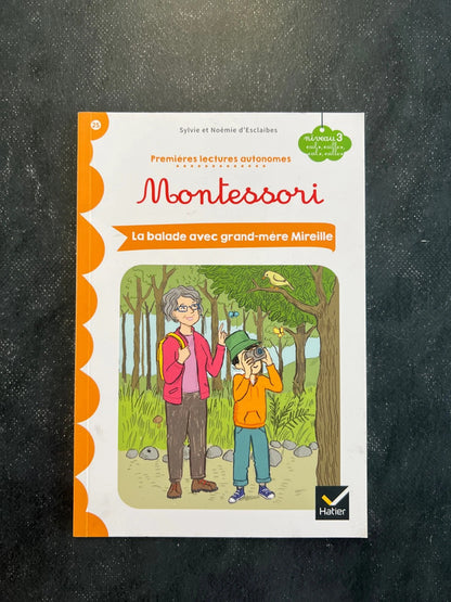 Premières lectures autonomes montessori - la balade avec grand-mère Mireille