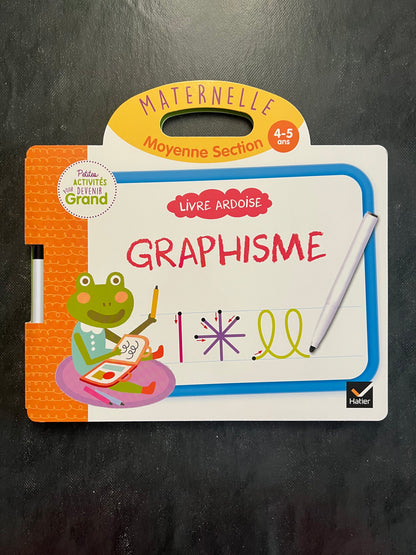 Livre ardoise - graphisme - moyenne section