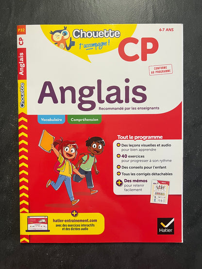 Cahier d'anglais - CP