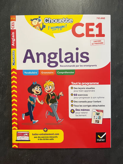 Cahier d'anglais - CE1
