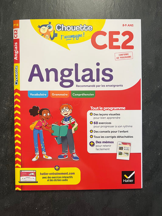 Cahier d'anglais - CE2