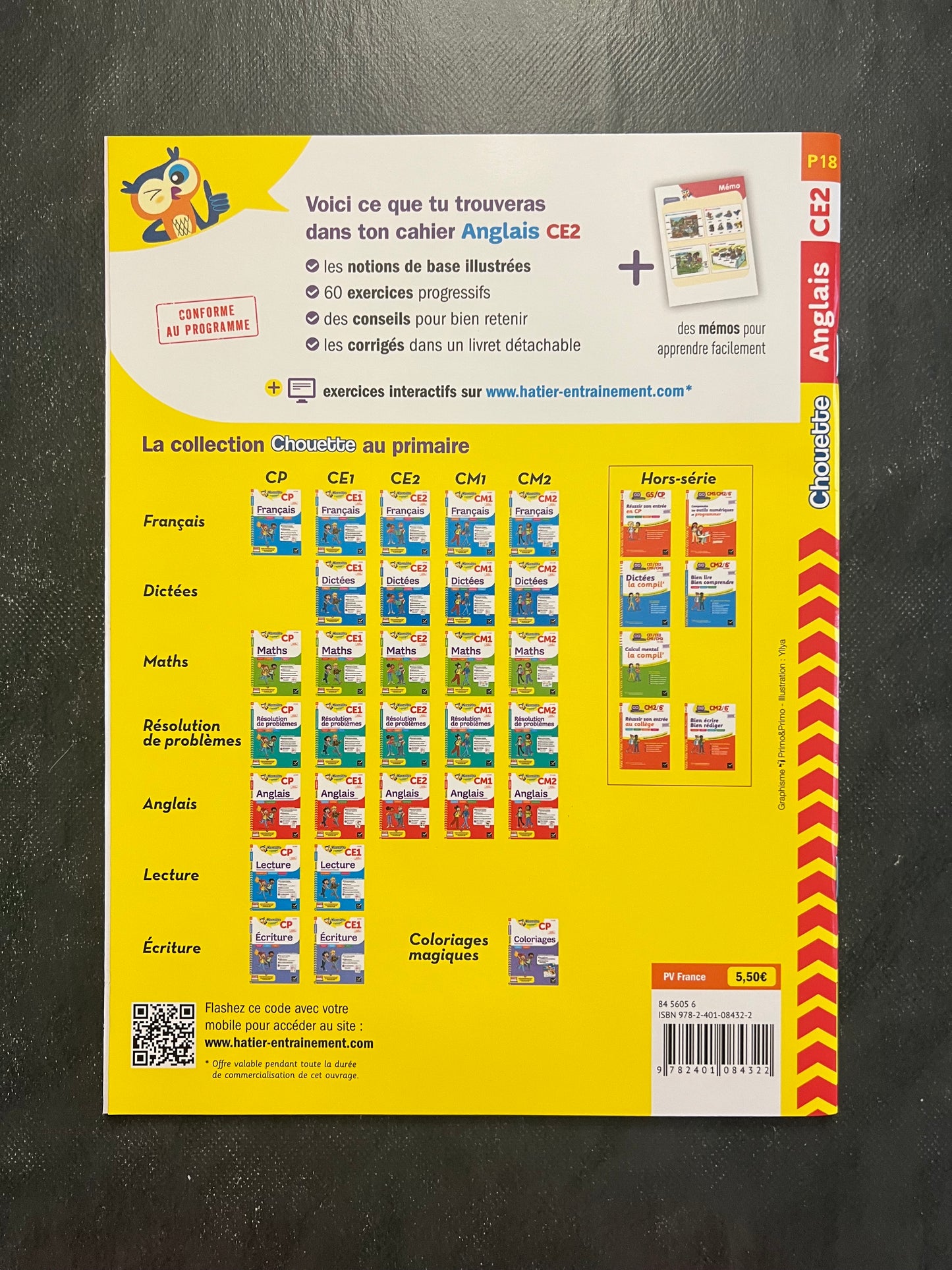 Cahier d'anglais - CE2