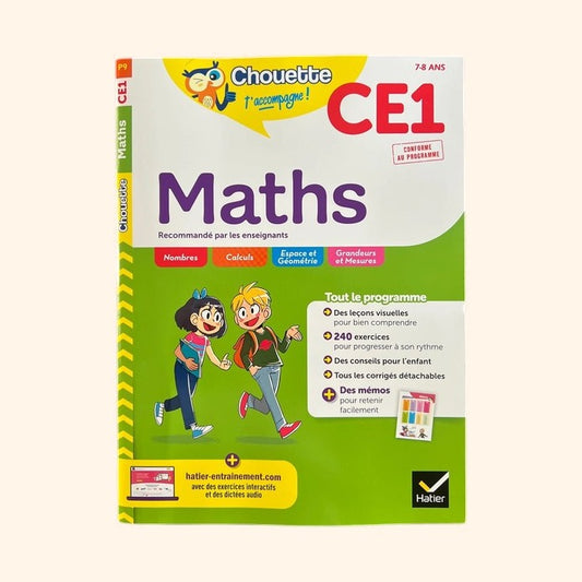 Livre scolaire - Maths CE1 : exercices et apprentissages