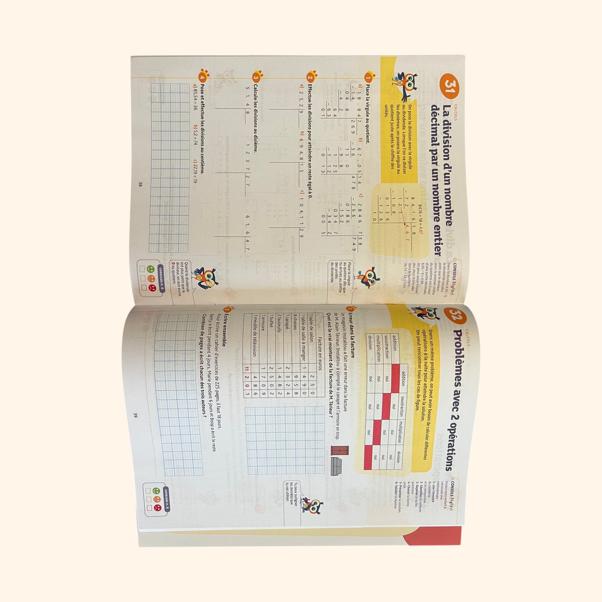 Cahier de maths CM2 - Exercices et révisions
