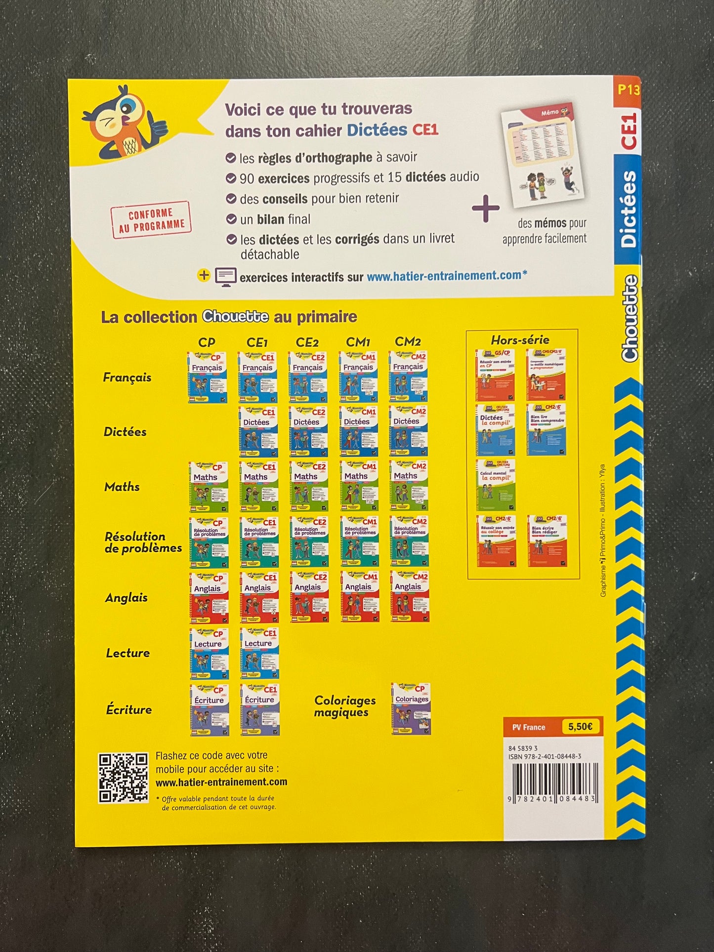 Cahier de dictées - CE1