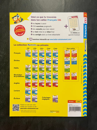 Cahier de français - CE1