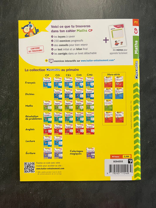 Cahier de maths - CP