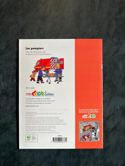 Mes docs à coller - les pompiers
