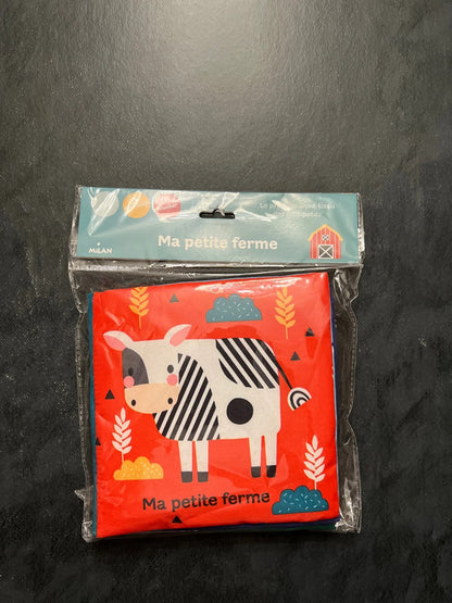 Livre en tissu - ma petite ferme