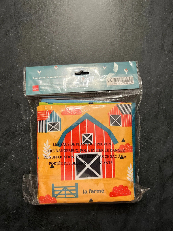 Livre en tissu - ma petite ferme