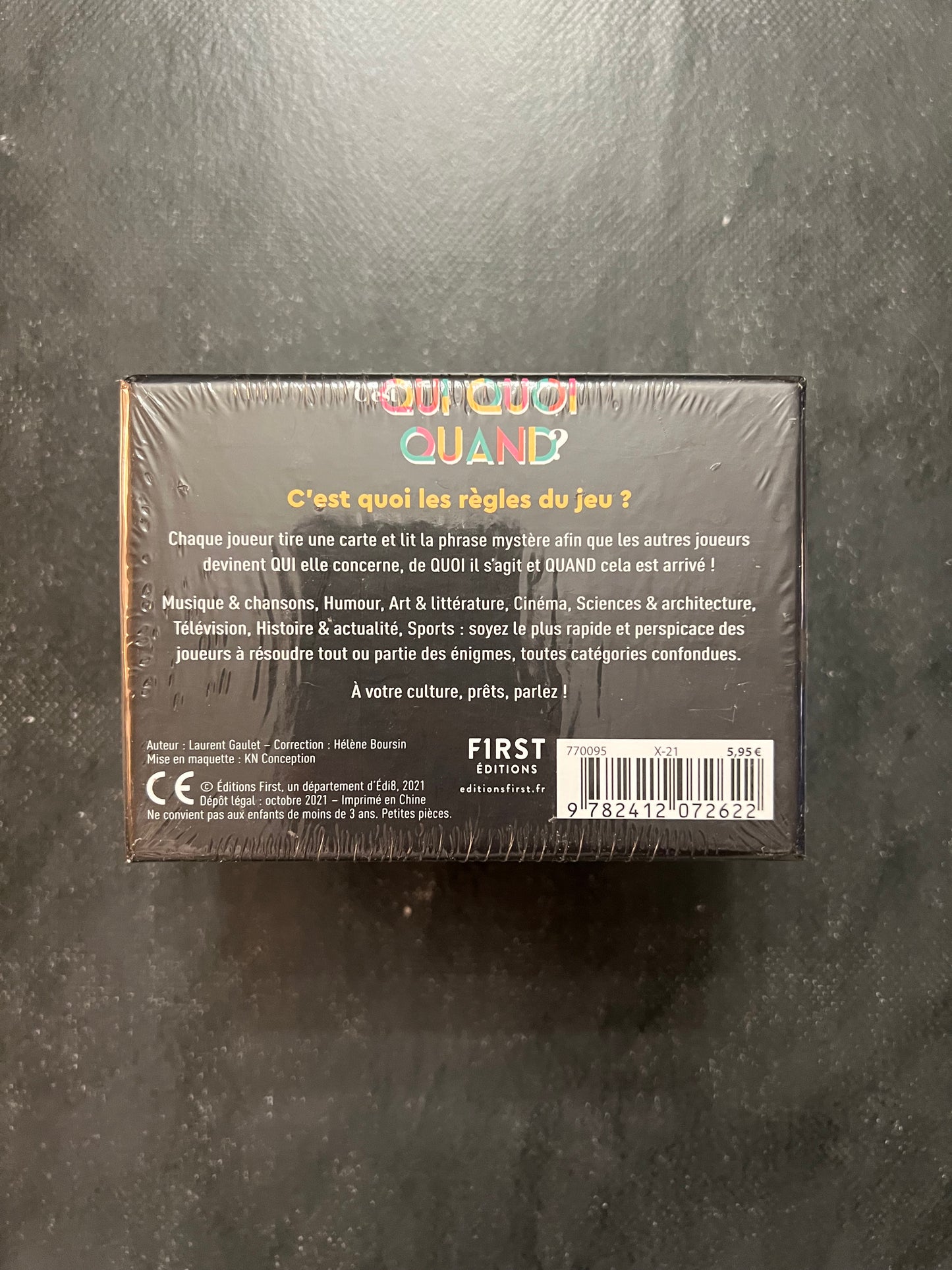 Les petits jeux apéro - c'est qui, quoi, quand ?