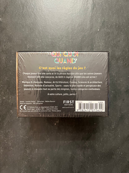 Les petits jeux apéro - c'est qui, quoi, quand ?