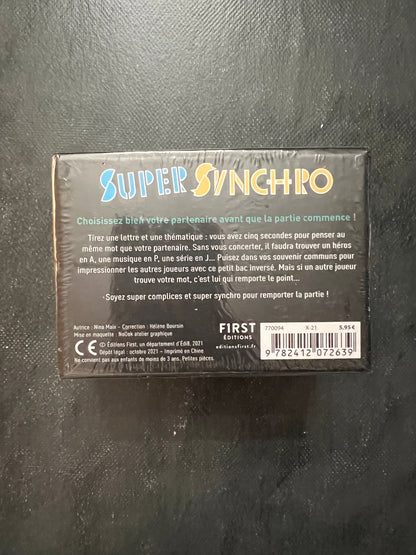 Les petits jeux apéro - super Synchro