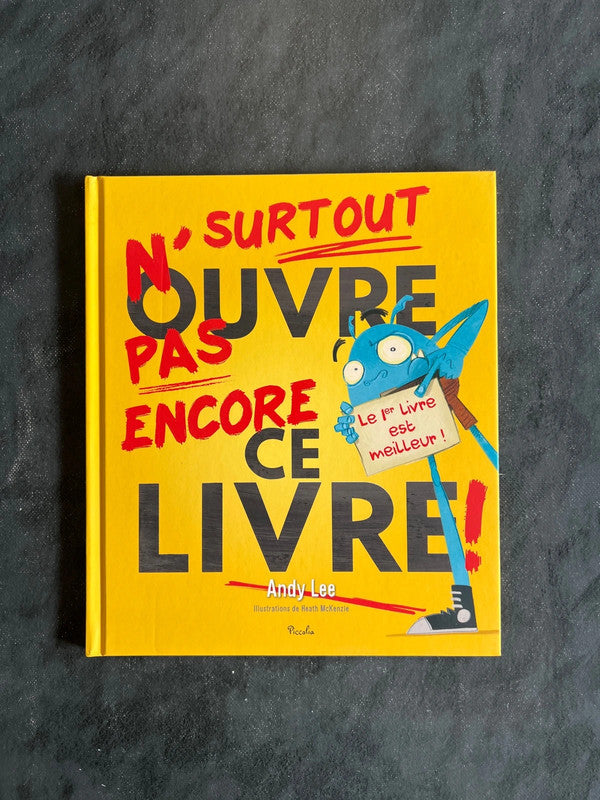 Surtout n’ouvre pas encore ce livre !
