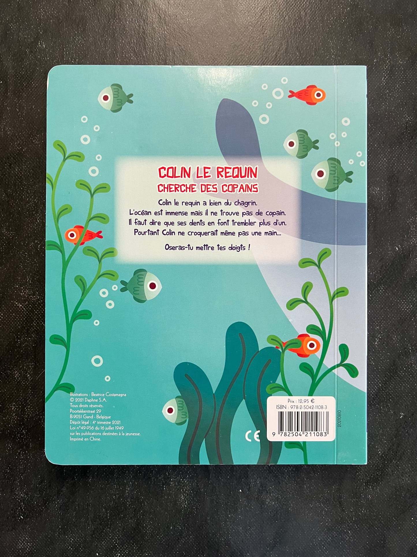 Livre croque -  Colin le requin cherche des copains