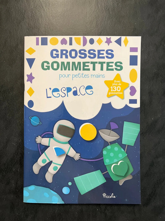 Grosses gommettes pour les petites mains - l'espace