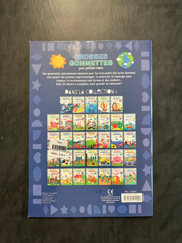 Livre de gommettes - l'alphabet des animaux (3-5 ans)