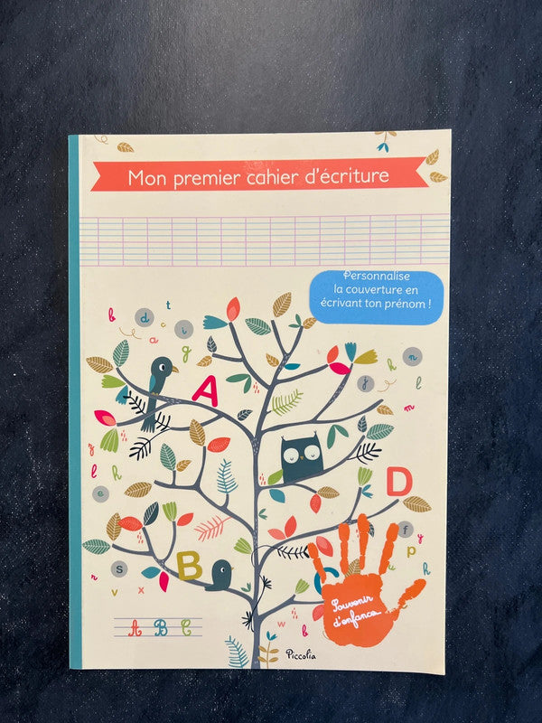 Mon premier cahier d’écriture