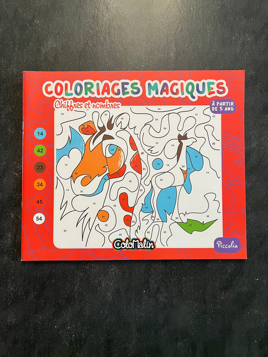 Coloriages magiques - chiffres et nombres