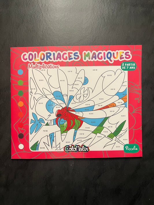 Coloriages magiques - multiplications