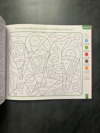 Coloriages magiques - multiplications