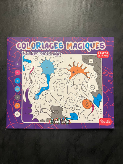 Coloriages magiques - premiers apprentissages