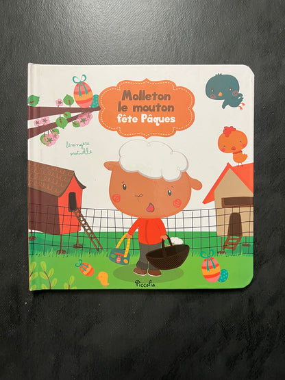 Molleton le mouton fête Pâques