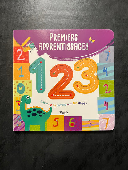 Livre cartonné - premiers apprentissages