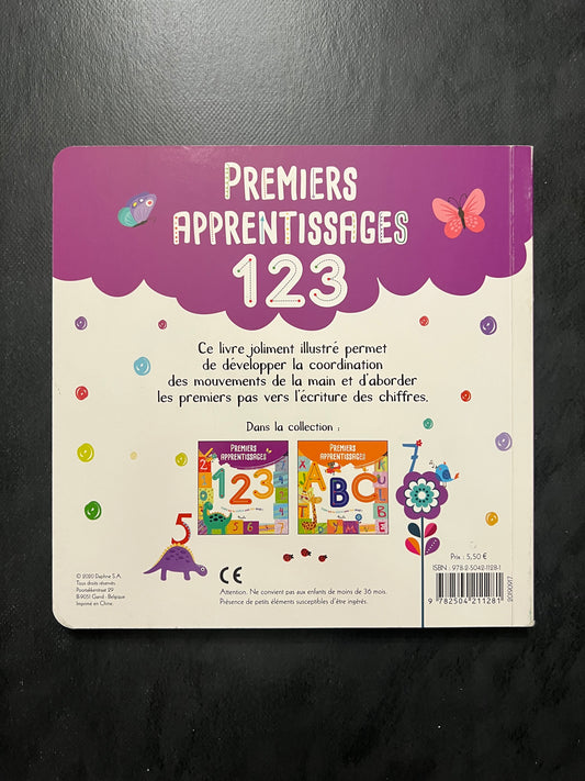 Livre cartonné - premiers apprentissages
