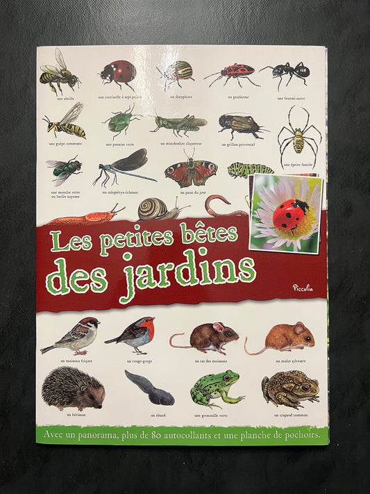 Livre d’activités - les petites bêtes des jardins