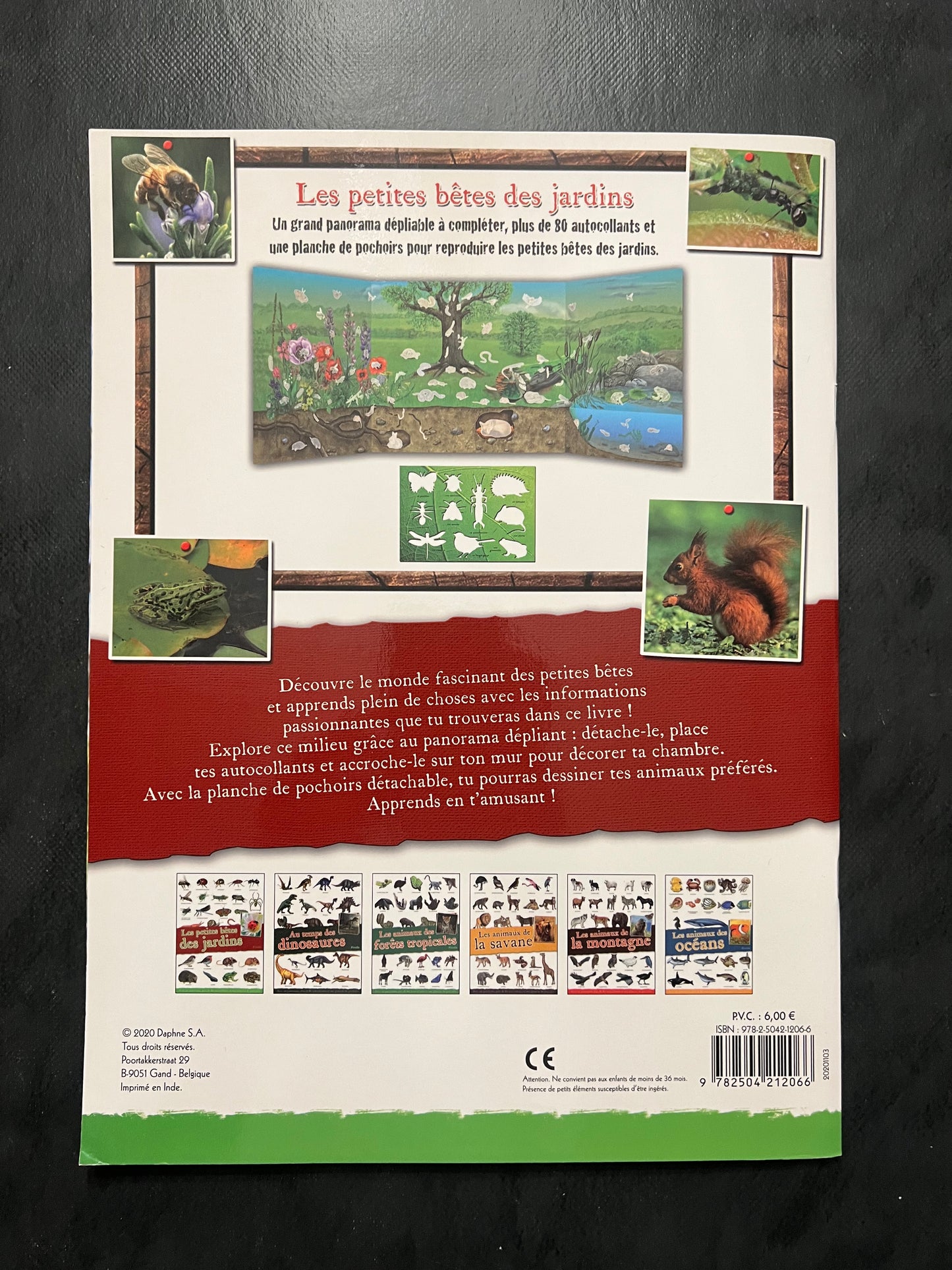 Livre d’activités - les petites bêtes des jardins